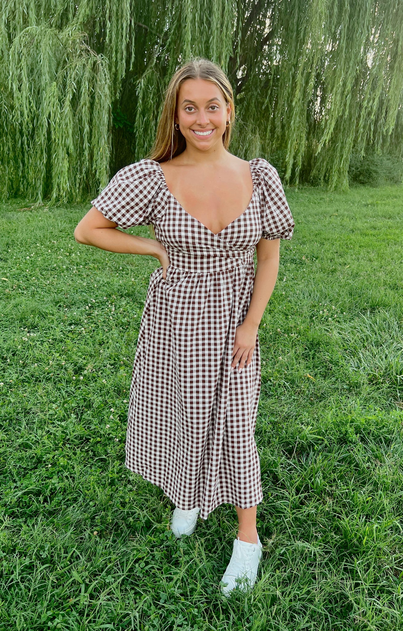 Forever Yours Gingham Dress